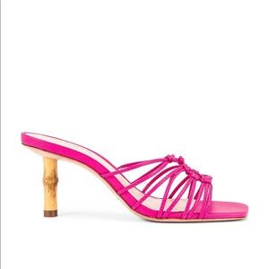 SCHUTZ Pink Strappy Mules